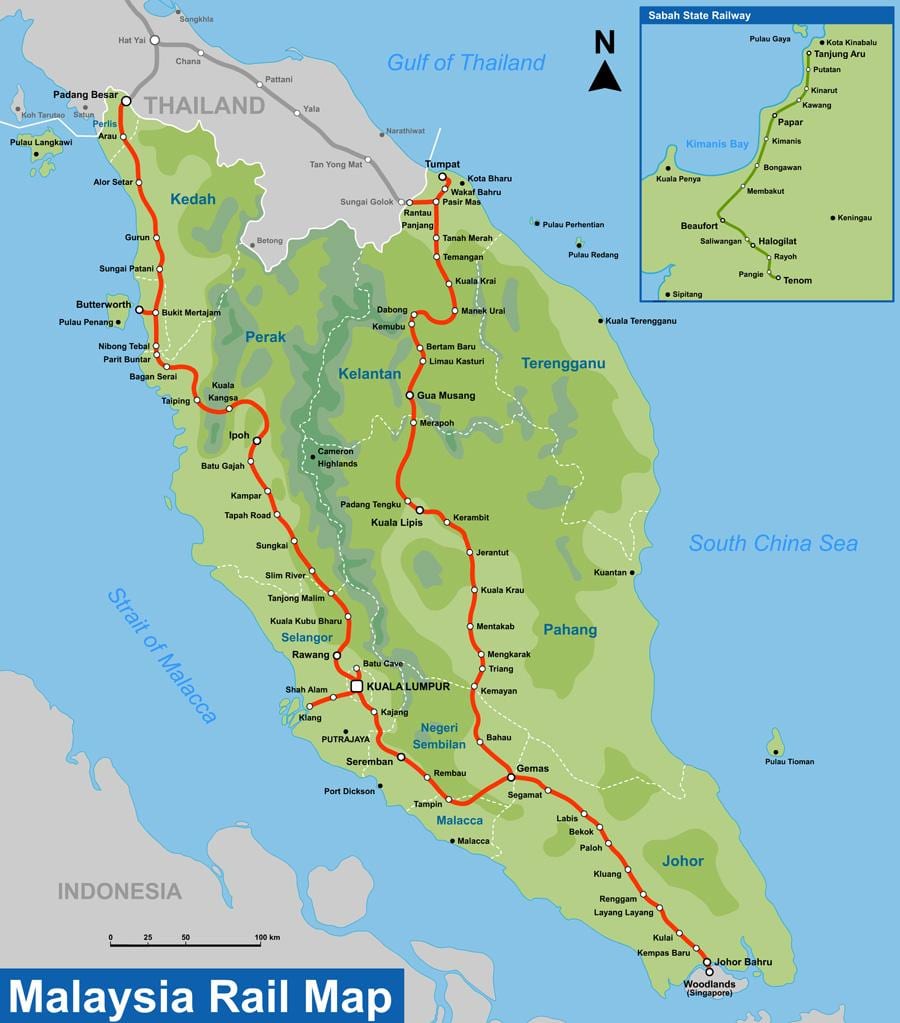 km estasyon kat jeyografik malezi