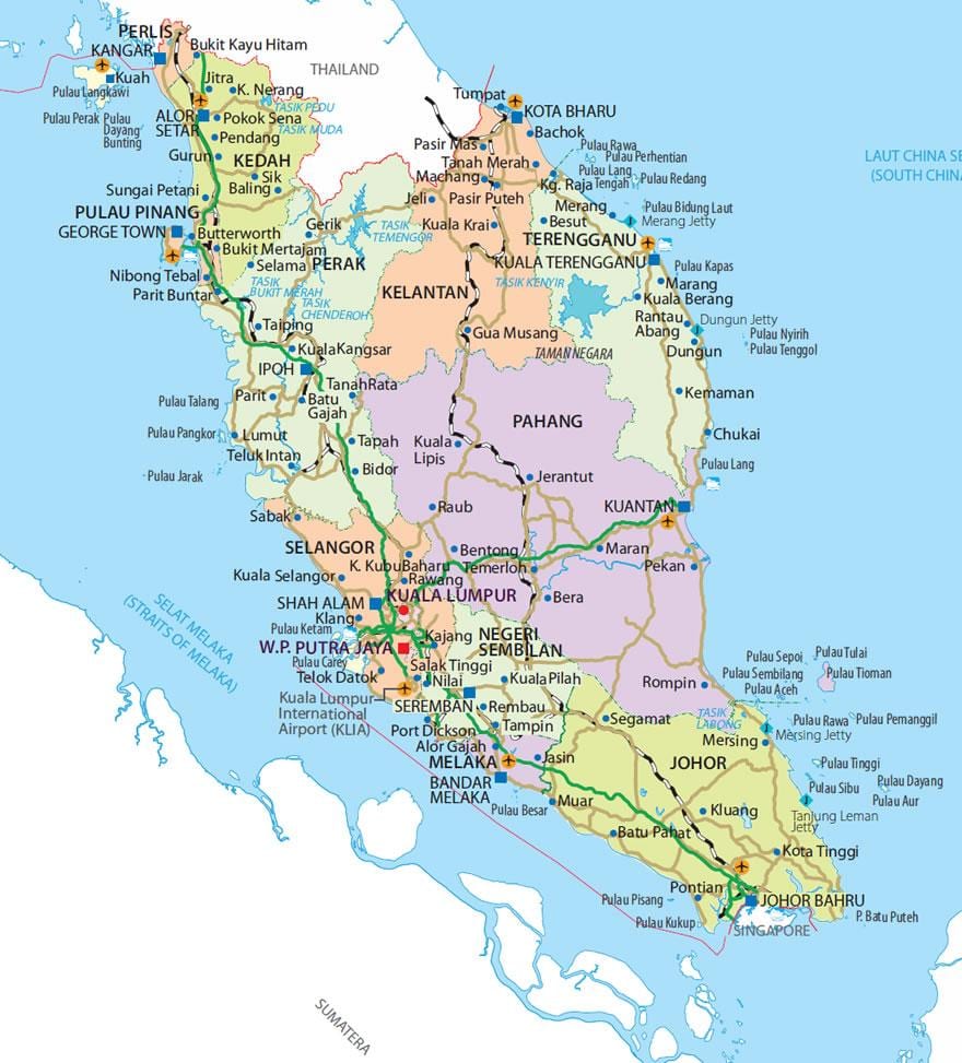 penisular malezi kat jeyografik