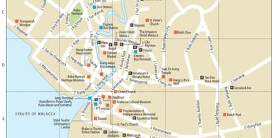 Kat jeyografik malezi, malacca