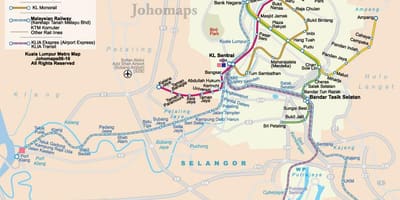 Malezi tren kat jeyografik