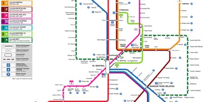 Transpò piblik kat jeyografik malezi