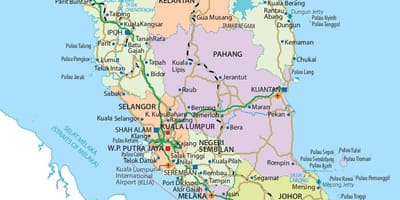 Penisular malezi kat jeyografik